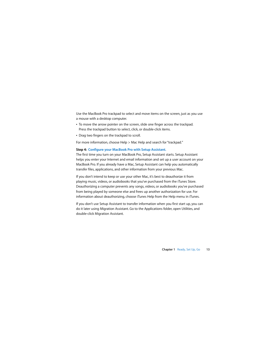 Apple MacBook Pro (15-inch and 17-inch, Inel Core 2 Duo) User Manual | Page 13 / 80