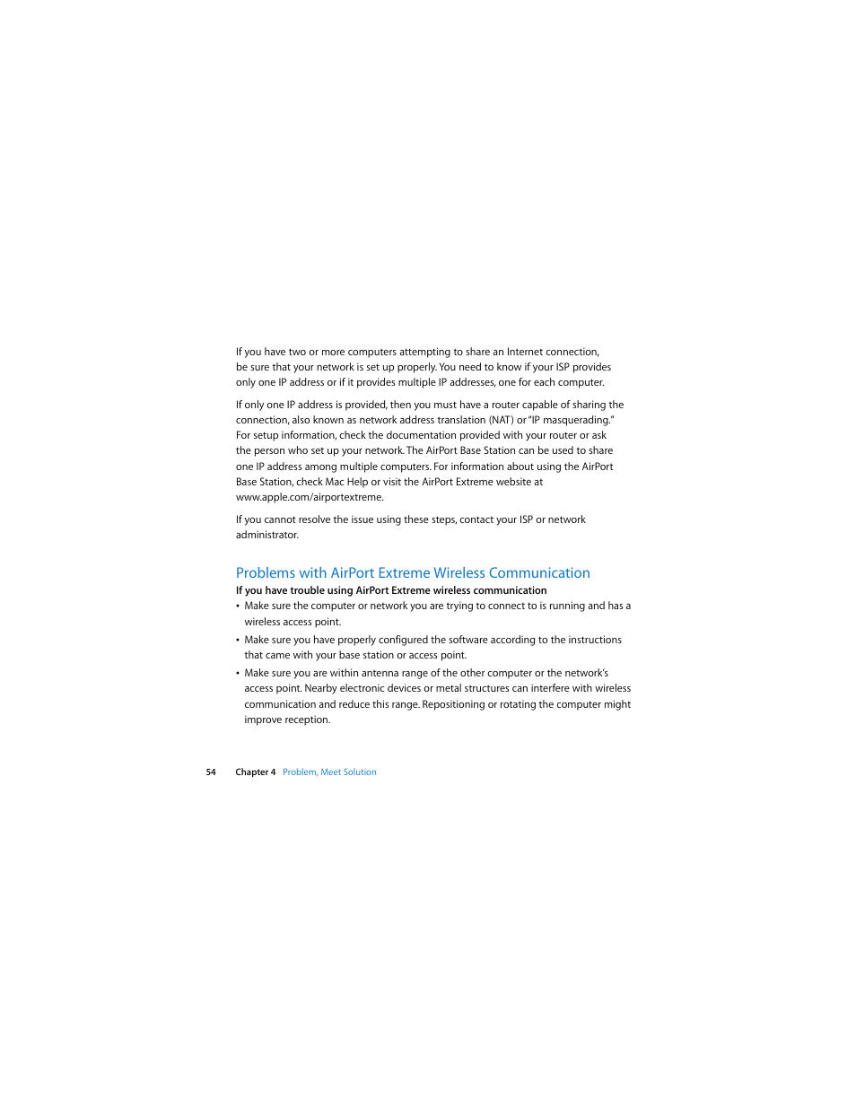 Apple MacBook Pro (15-inch and 17-inch, Inel Core 2 Duo) User Manual | Page 54 / 80