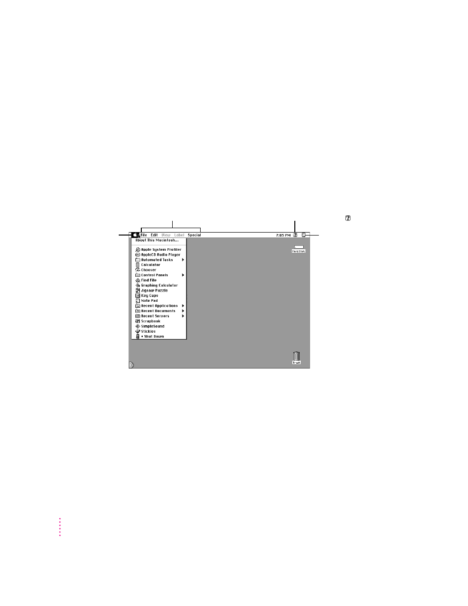 Reviewing the basics, Menus | Apple Power Macintosh 8600 User Manual | Page 20 / 267