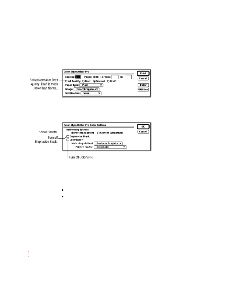 Speed, Cost | Apple Color StyleWriter Pro User Manual | Page 40 / 73