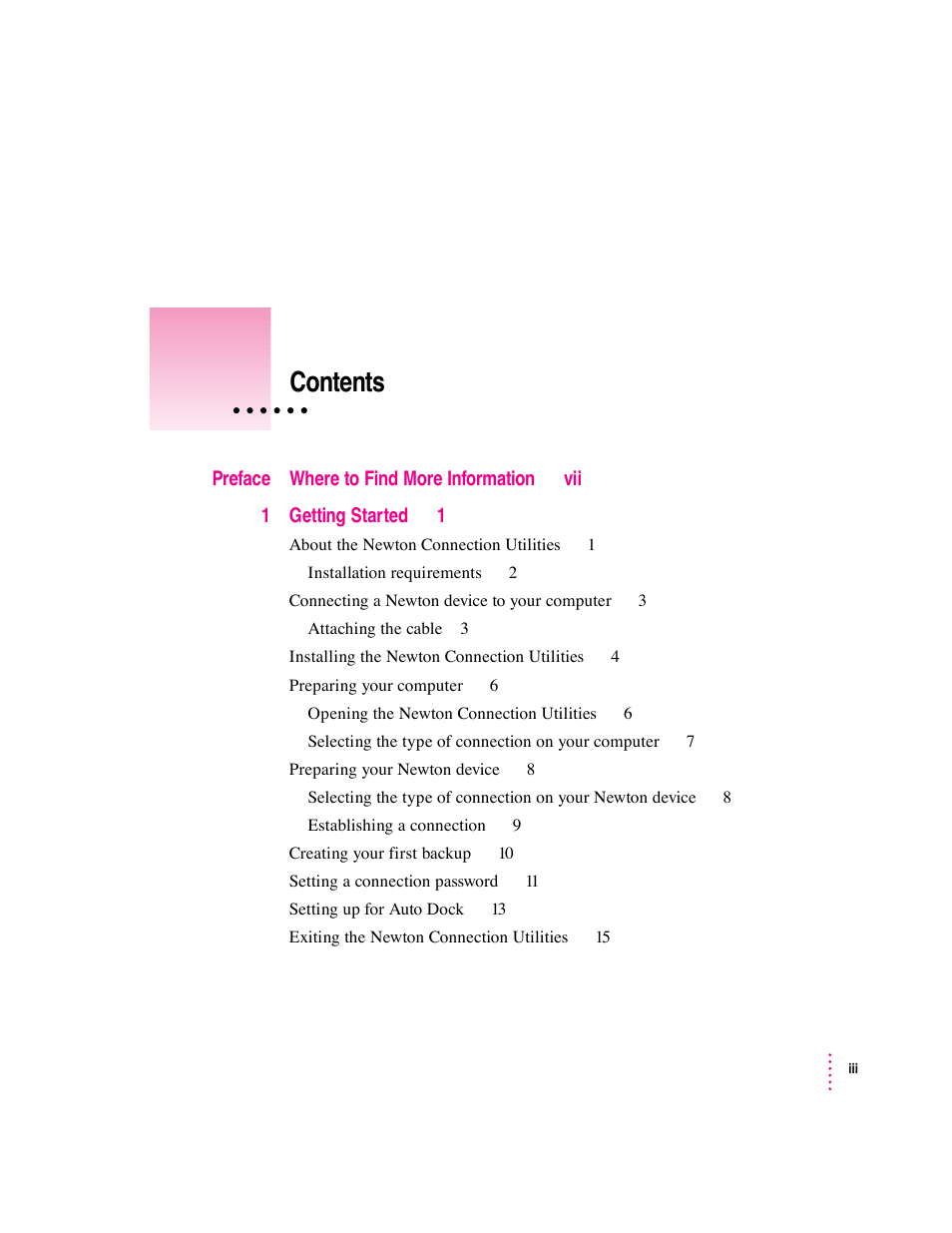 Apple Newton Connection Utilities (for Windows) User Manual | Page 103 / 108