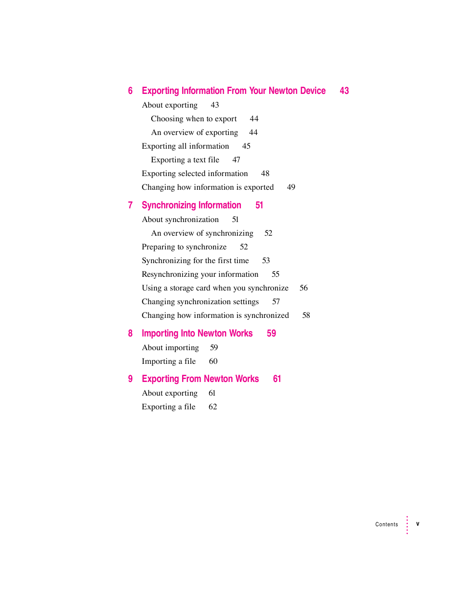 Apple Newton Connection Utilities (for Windows) User Manual | Page 105 / 108