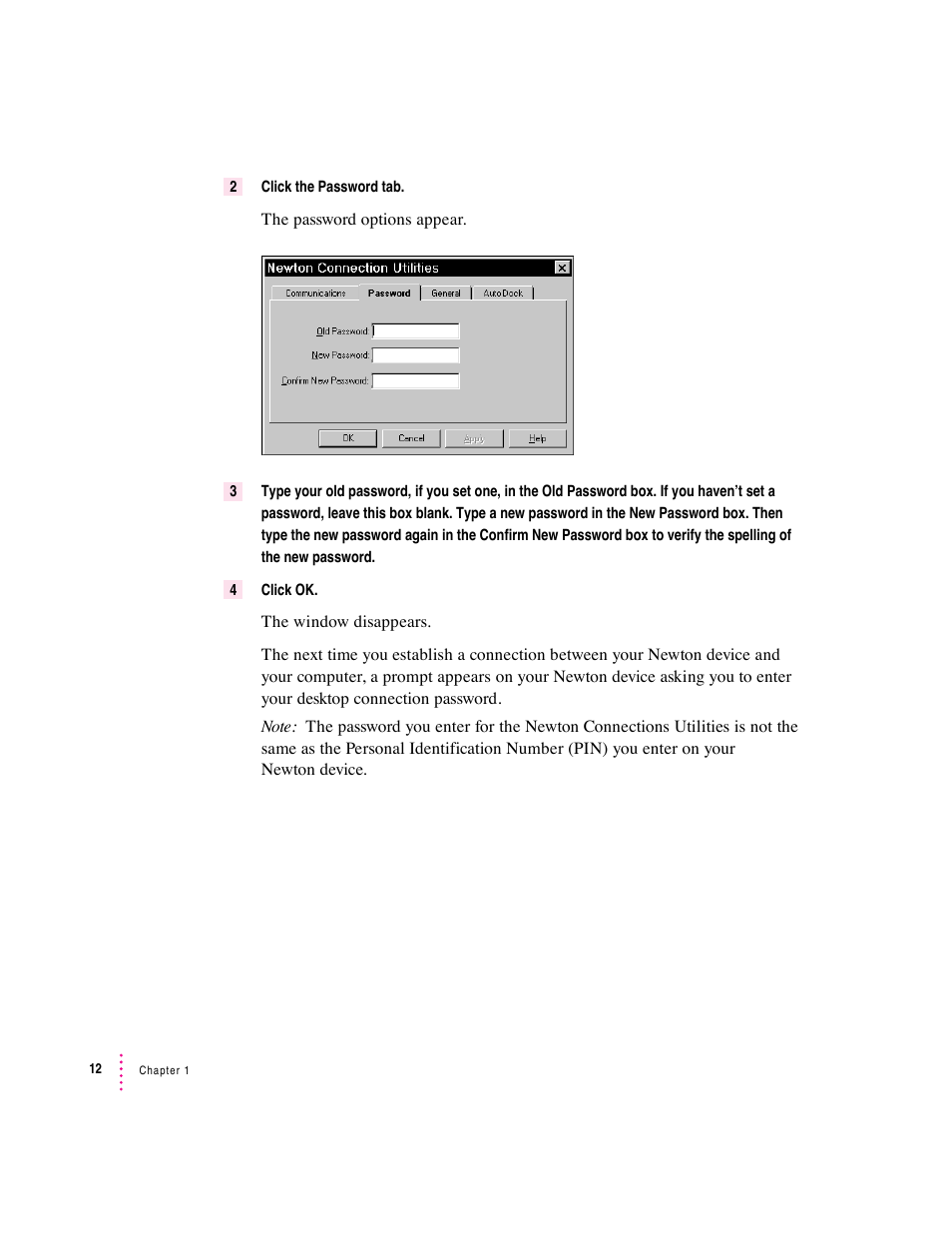 Apple Newton Connection Utilities (for Windows) User Manual | Page 12 / 108