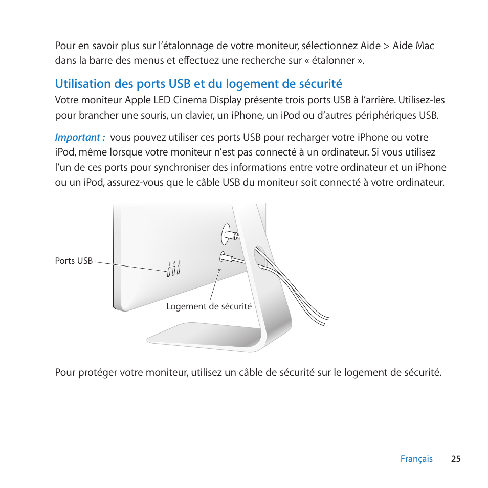 Apple LED Cinema Display (27-inch) User Manual | Page 25 / 104