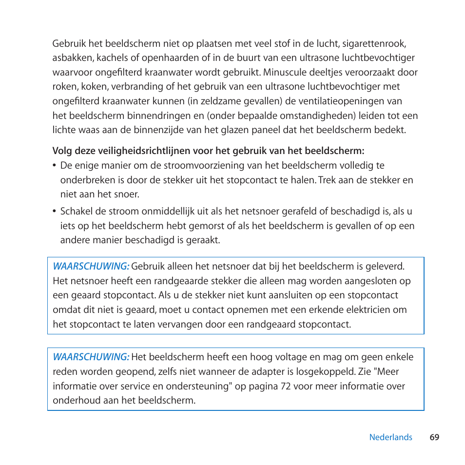 Apple LED Cinema Display (27-inch) User Manual | Page 69 / 104