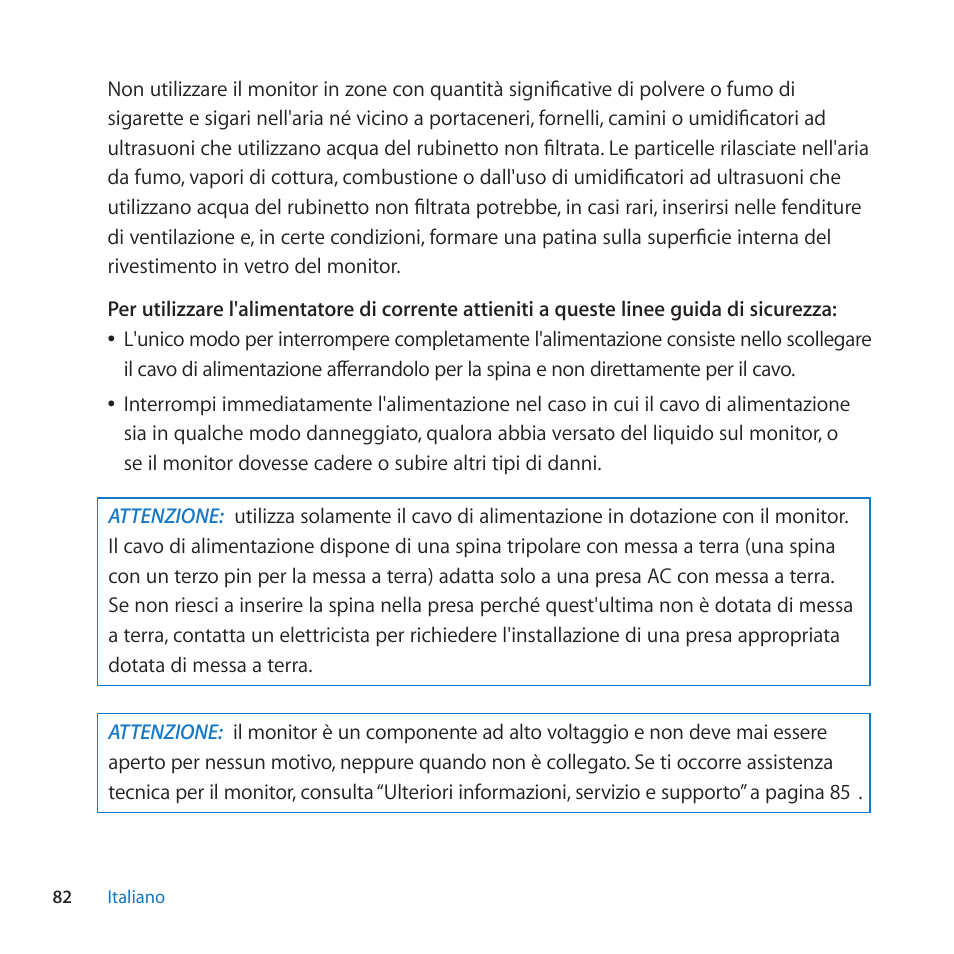 Apple LED Cinema Display (27-inch) User Manual | Page 82 / 104