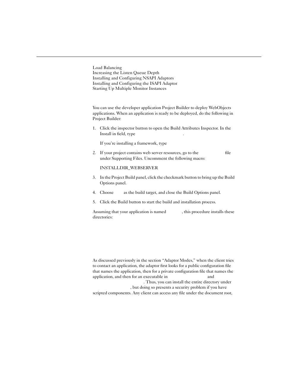Installing applications | Apple WebObjects 3.5: Serving User Manual | Page 15 / 37