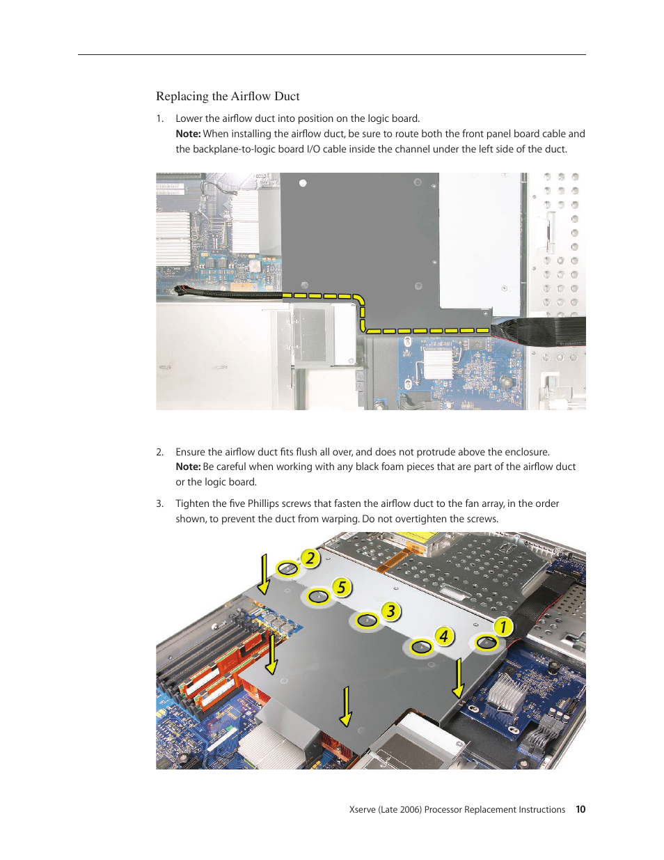 Apple Xserve Intel (Late 2006) DIY Procedure for Processor User Manual | Page 10 / 11