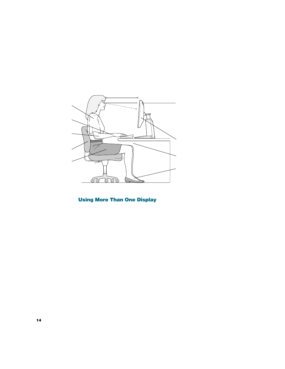 Using more than one display | Apple Studio Display User Manual | Page 14 / 68