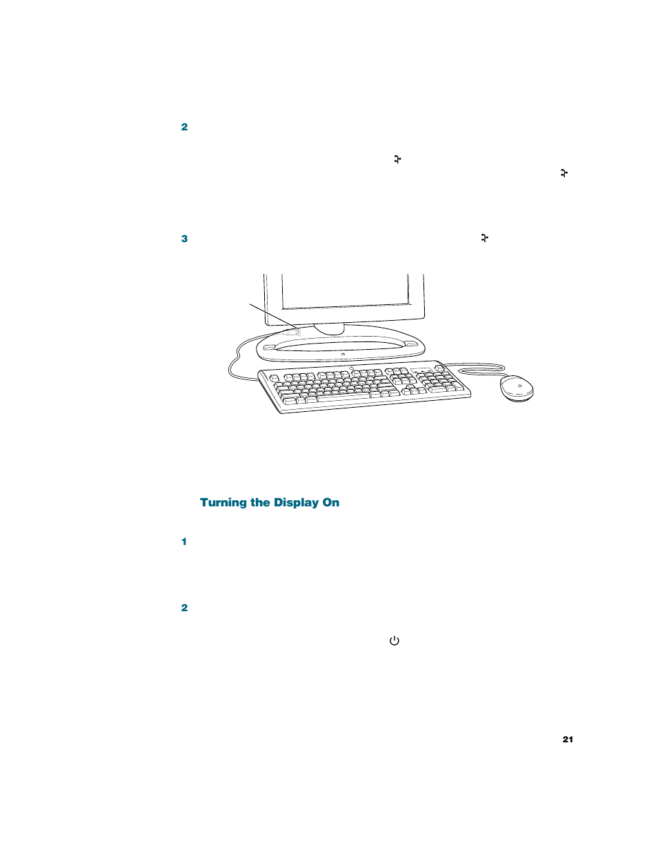 Turning the display on | Apple Studio Display User Manual | Page 21 / 68