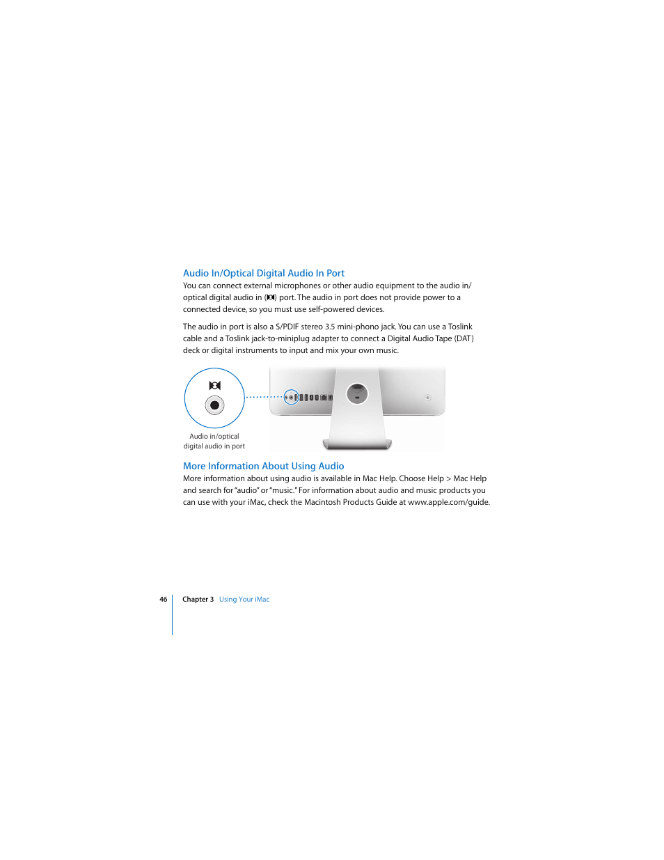 Apple iMac (Mid 2006) User Manual | Page 46 / 104