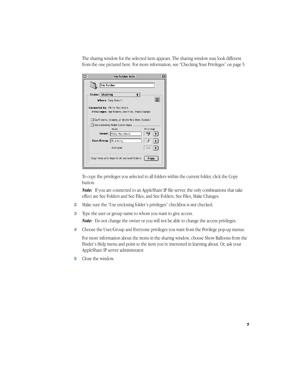 Apple Using AppleShare Client 3.8.6 User Manual | Page 8 / 9