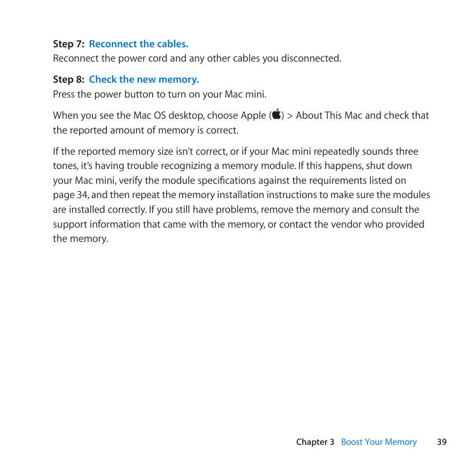 Apple Mac mini (Mid 2010) User Manual | Page 39 / 76
