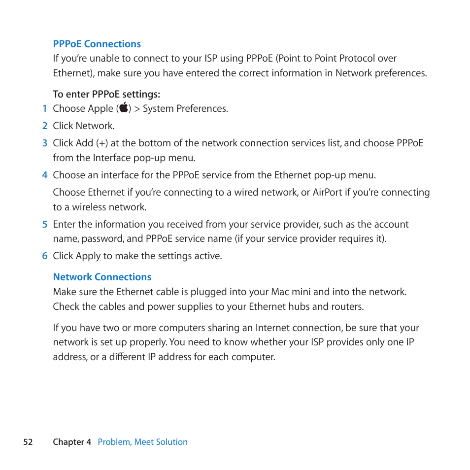 Apple Mac mini (Mid 2010) User Manual | Page 52 / 76