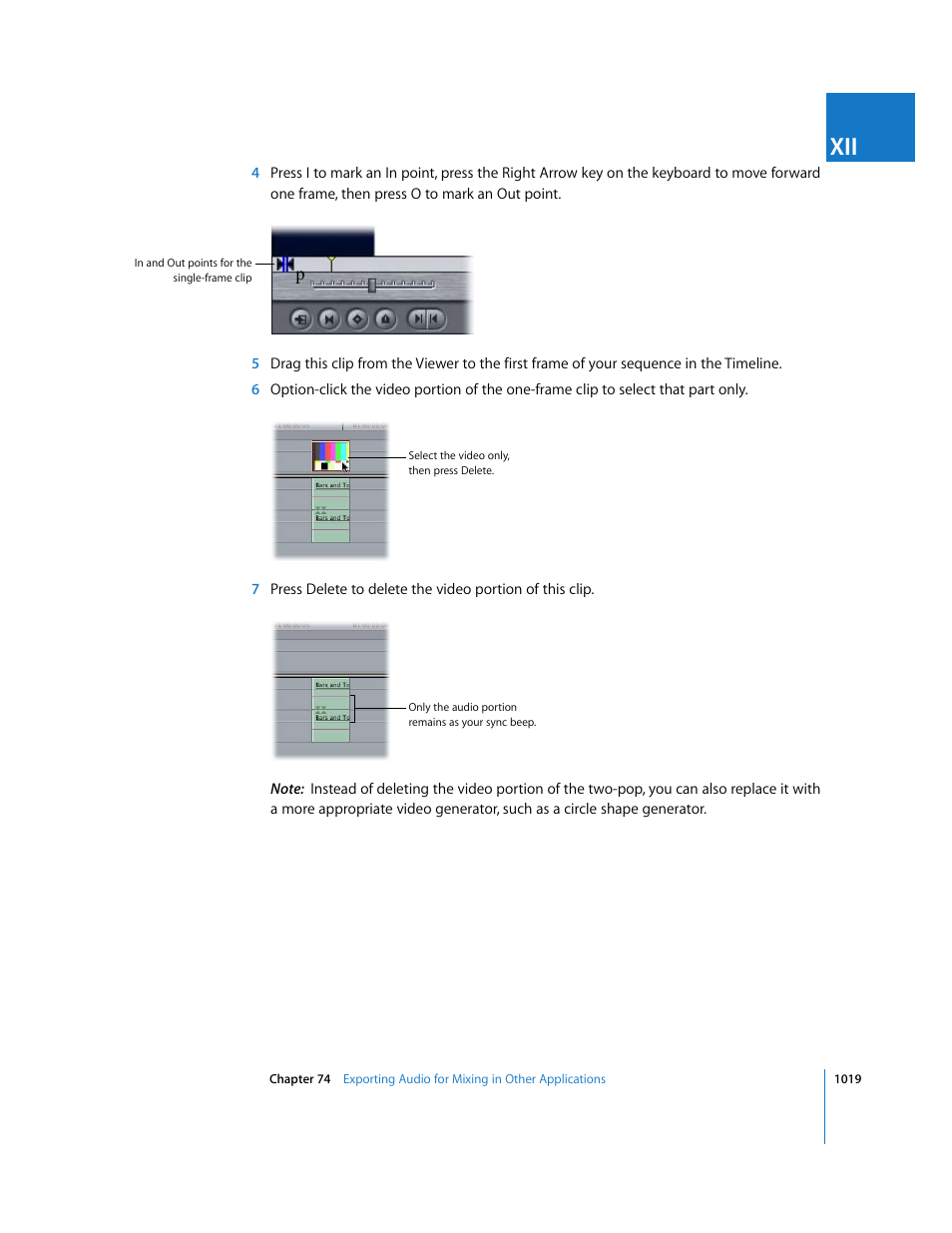 Apple Final Cut Express HD User Manual | Page 1019 / 1153