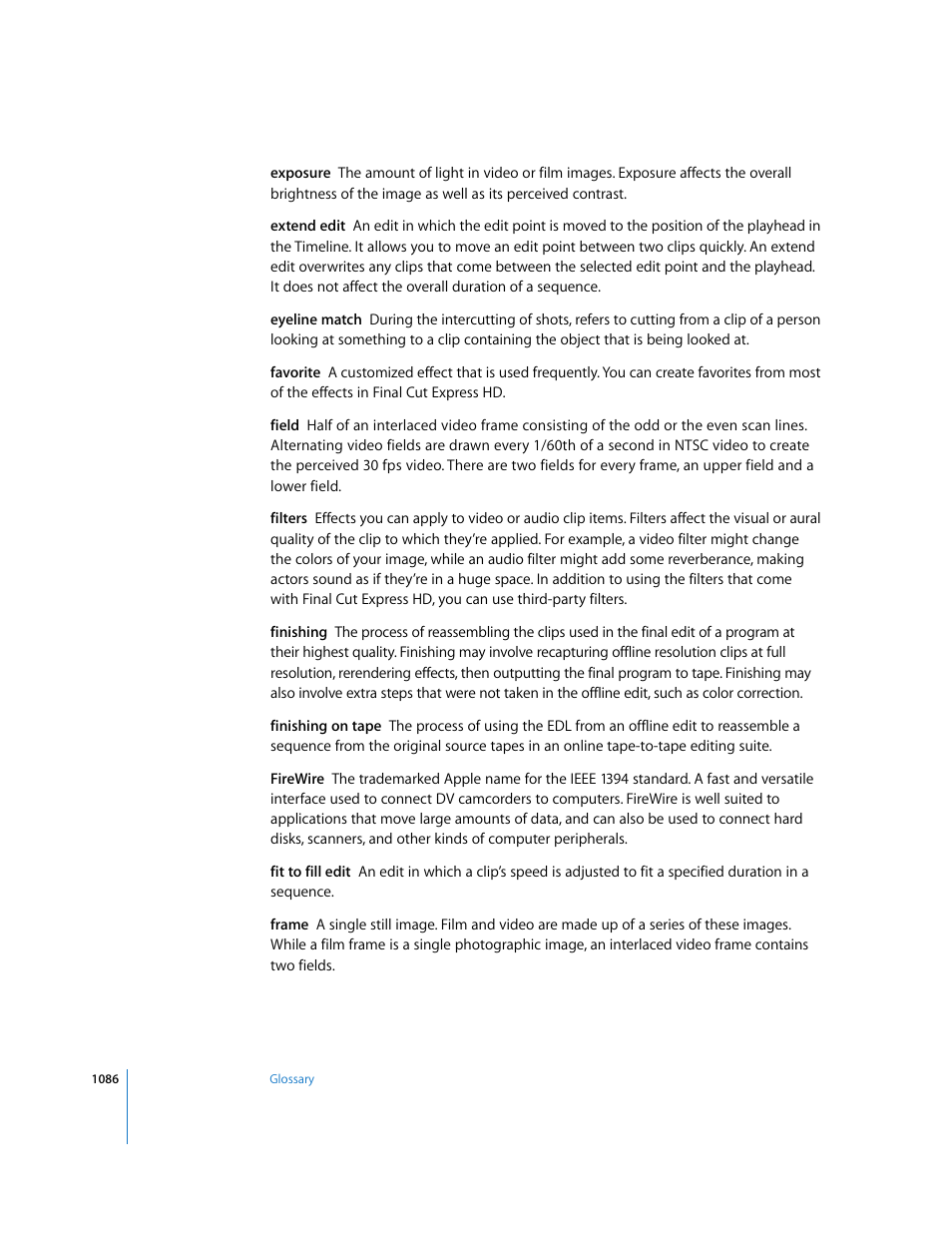 Apple Final Cut Express HD User Manual | Page 1086 / 1153