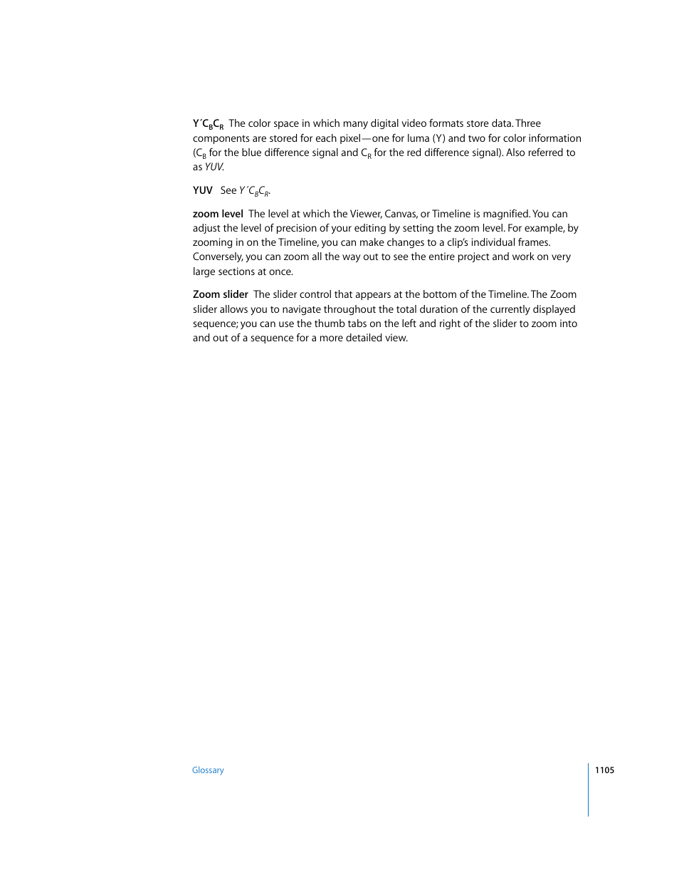 Apple Final Cut Express HD User Manual | Page 1105 / 1153