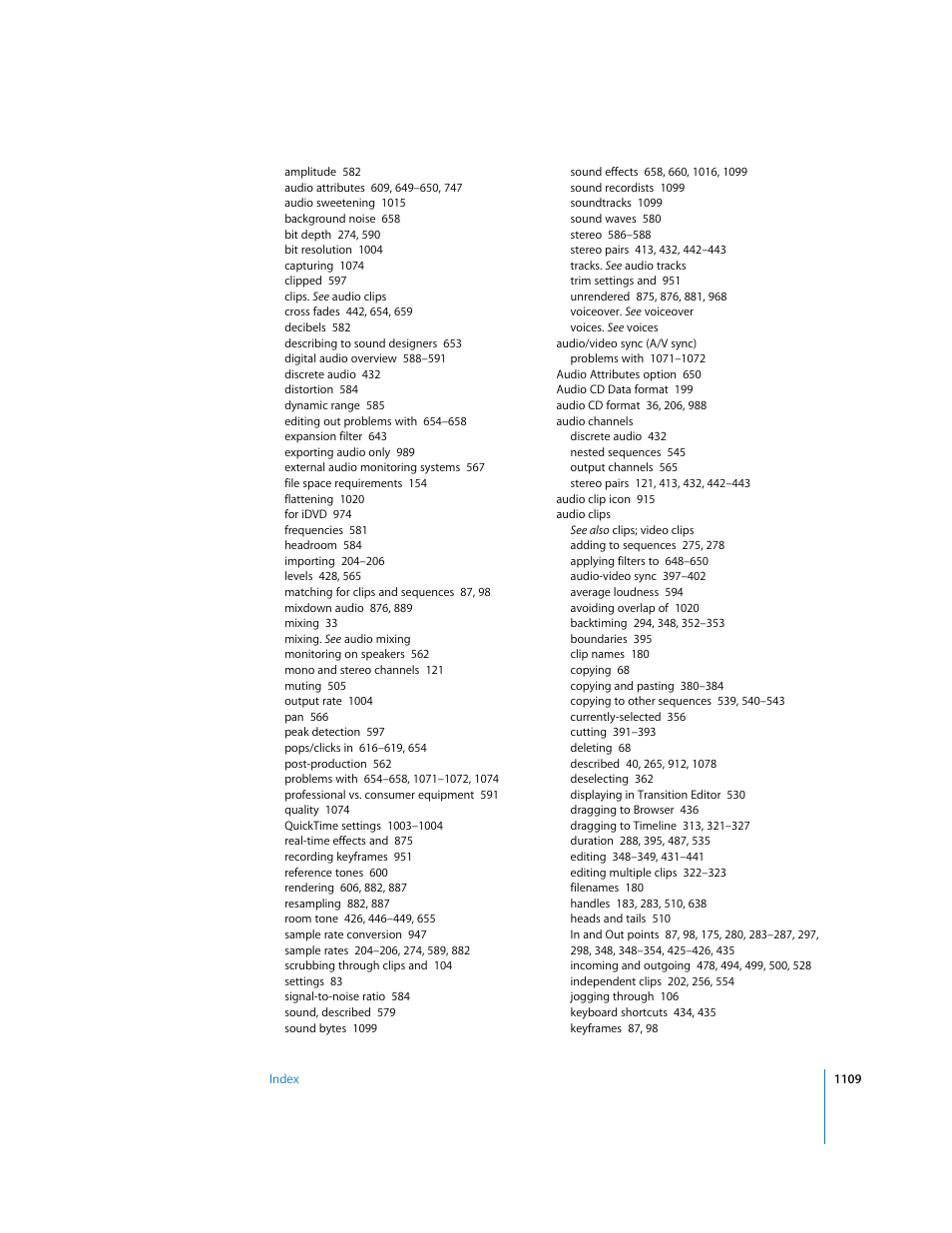 Apple Final Cut Express HD User Manual | Page 1109 / 1153