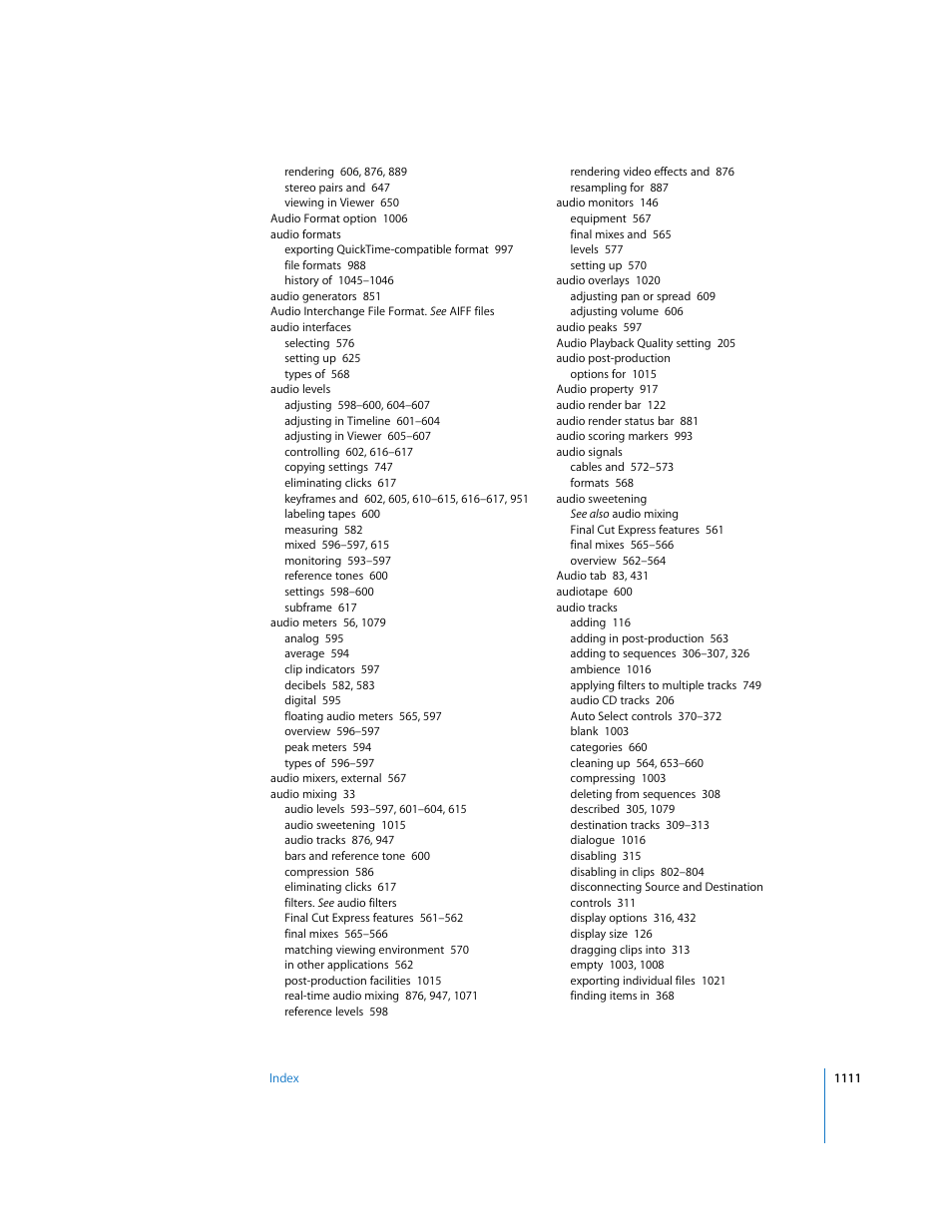 Apple Final Cut Express HD User Manual | Page 1111 / 1153