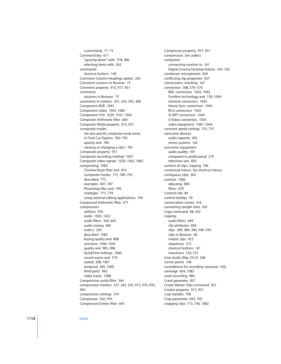 Apple Final Cut Express HD User Manual | Page 1118 / 1153