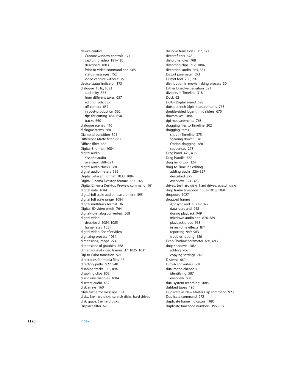 Apple Final Cut Express HD User Manual | Page 1120 / 1153