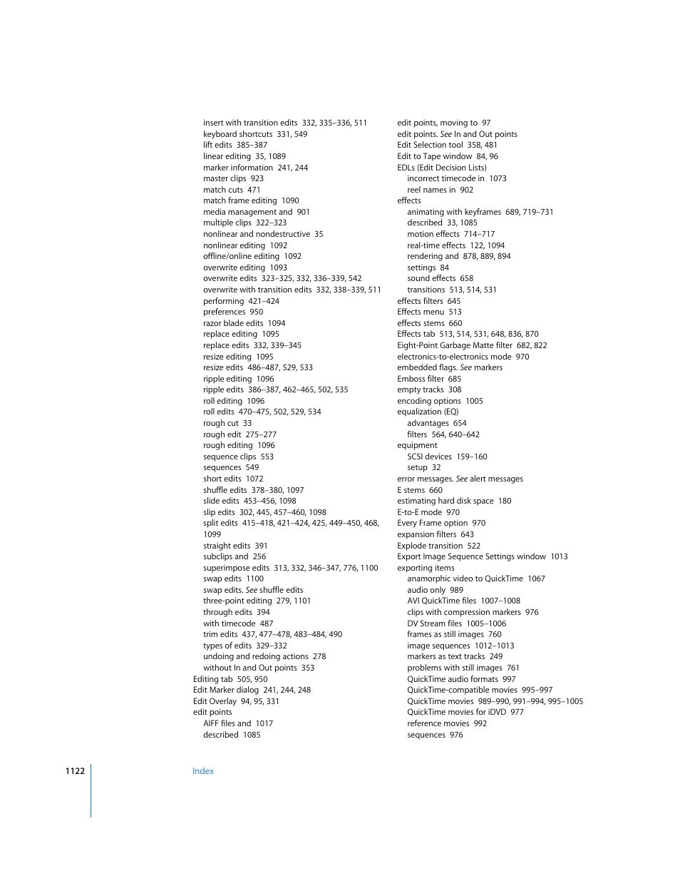 Apple Final Cut Express HD User Manual | Page 1122 / 1153