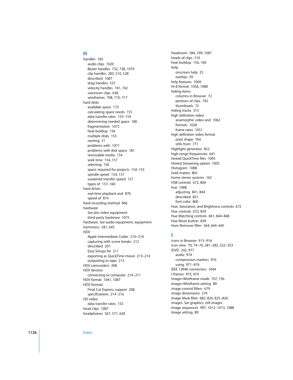 Apple Final Cut Express HD User Manual | Page 1126 / 1153