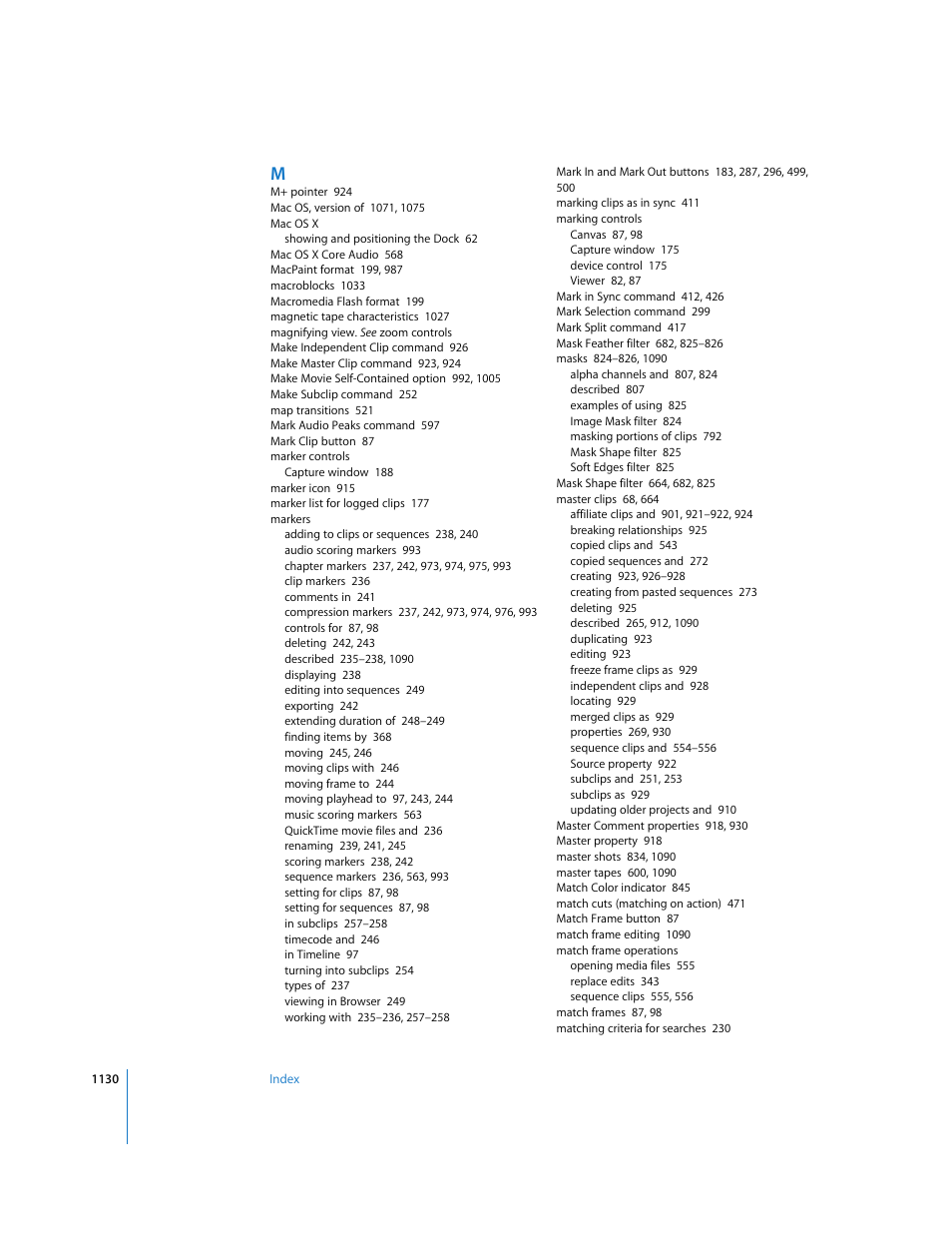 Apple Final Cut Express HD User Manual | Page 1130 / 1153