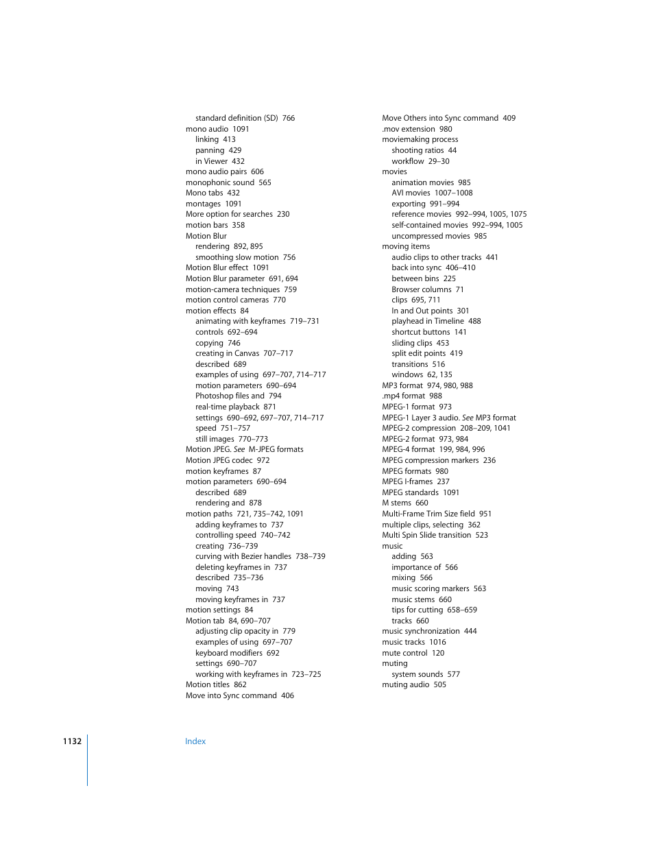 Apple Final Cut Express HD User Manual | Page 1132 / 1153