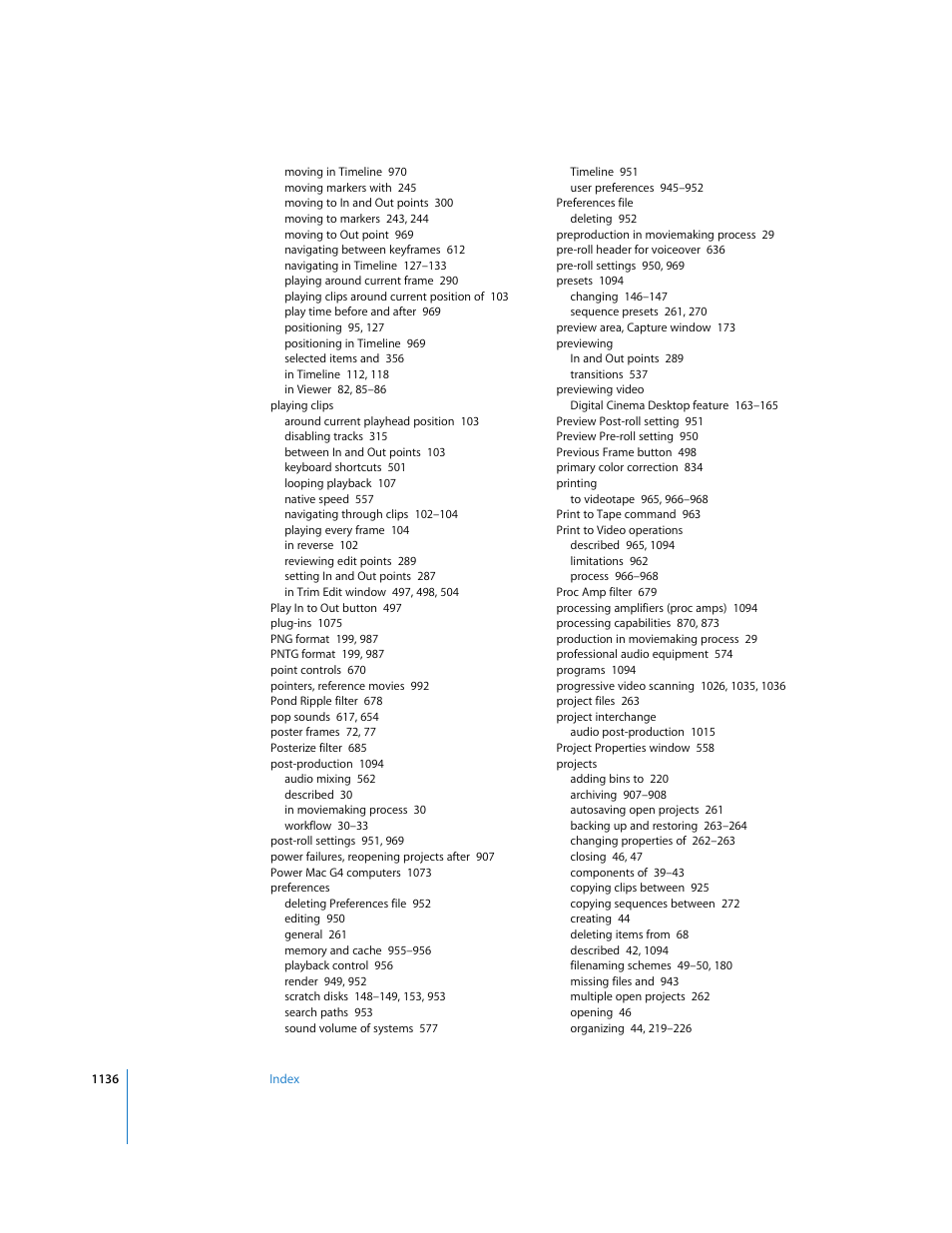 Apple Final Cut Express HD User Manual | Page 1136 / 1153