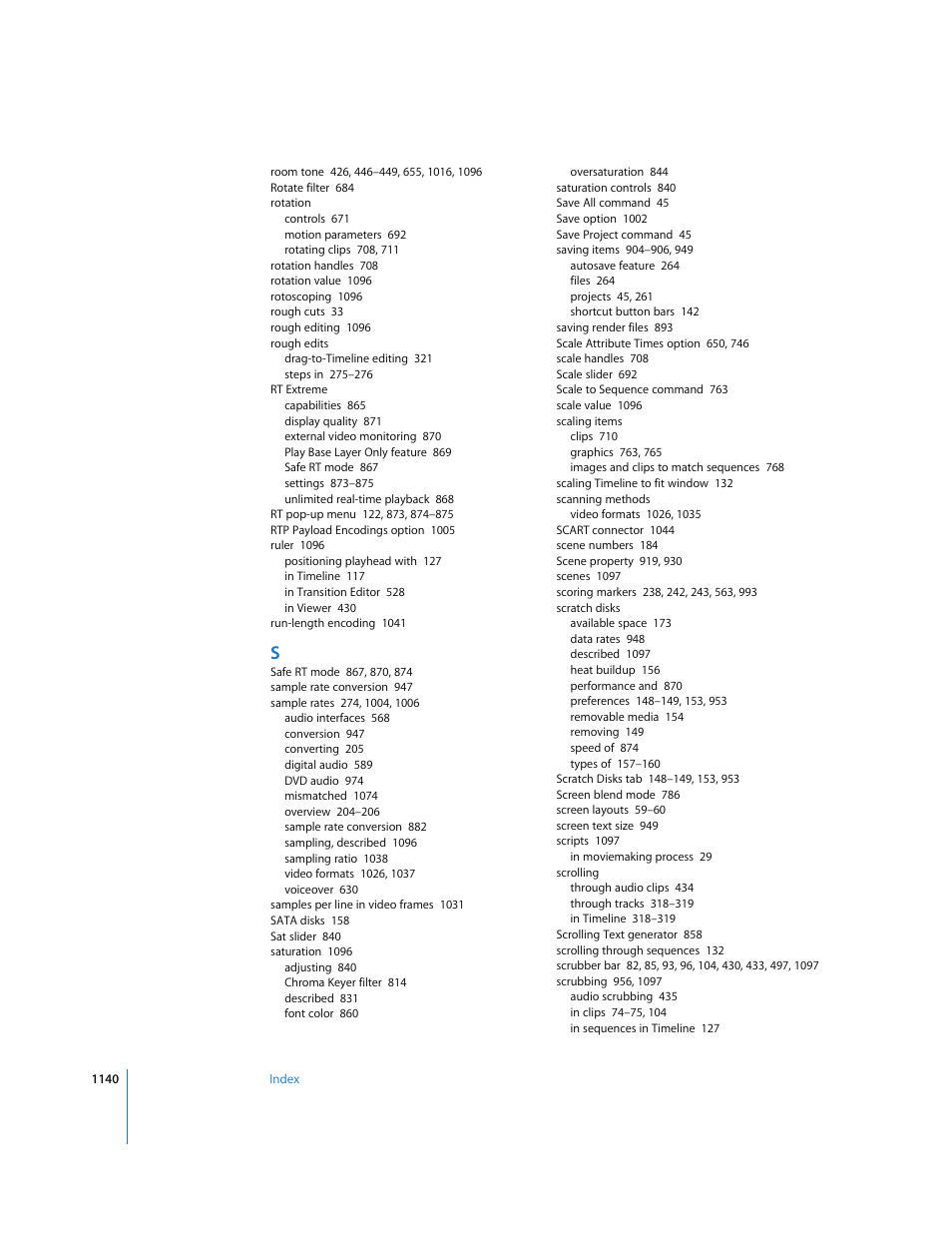 Apple Final Cut Express HD User Manual | Page 1140 / 1153