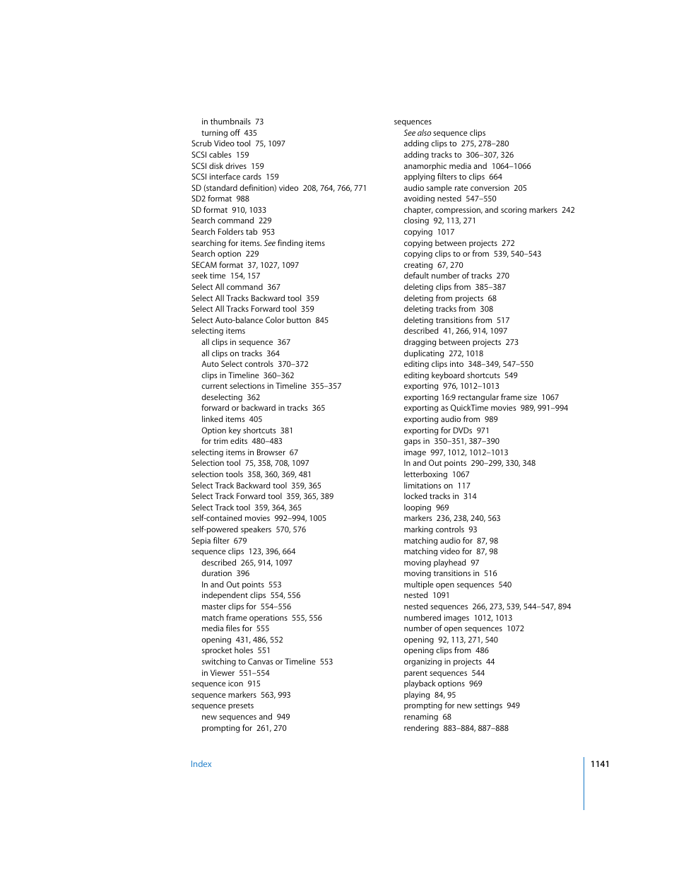 Apple Final Cut Express HD User Manual | Page 1141 / 1153