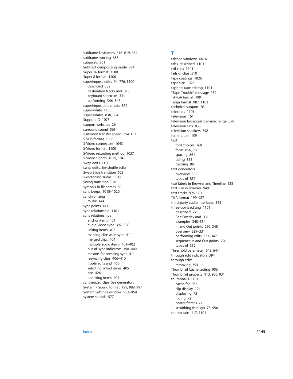 Apple Final Cut Express HD User Manual | Page 1145 / 1153