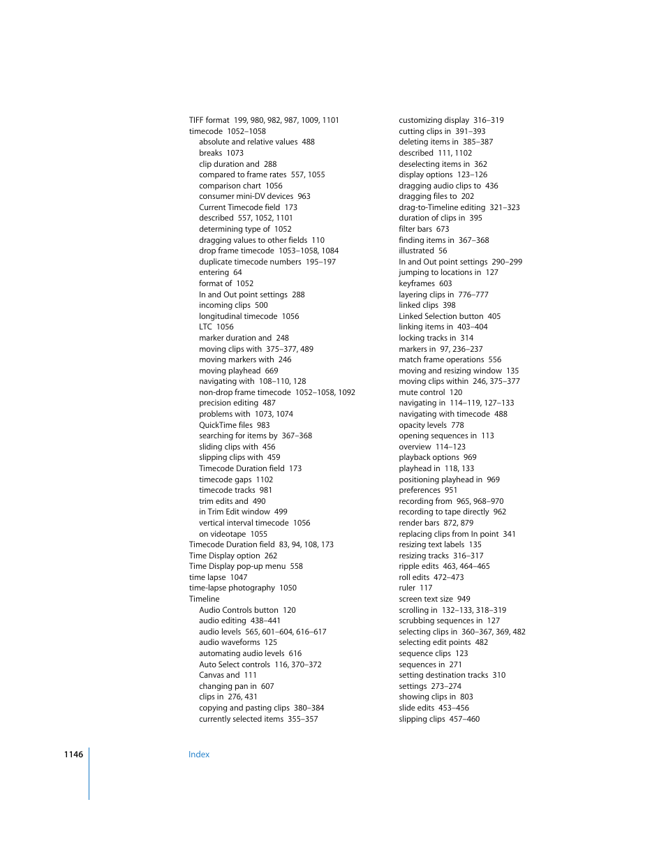 Apple Final Cut Express HD User Manual | Page 1146 / 1153