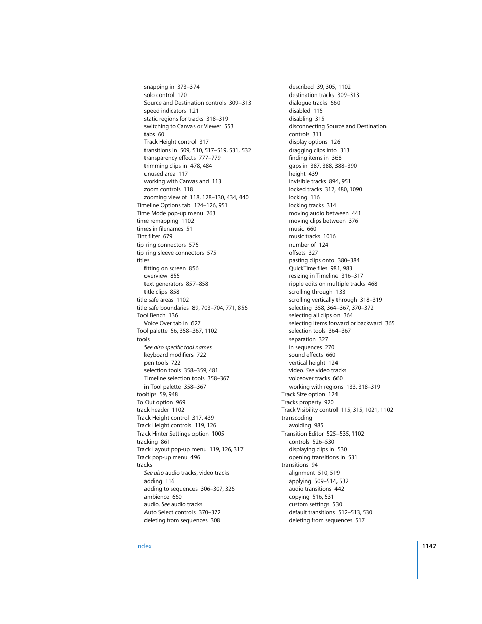 Apple Final Cut Express HD User Manual | Page 1147 / 1153