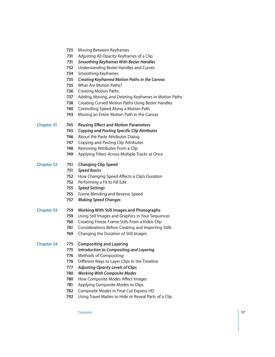 Apple Final Cut Express HD User Manual | Page 17 / 1153