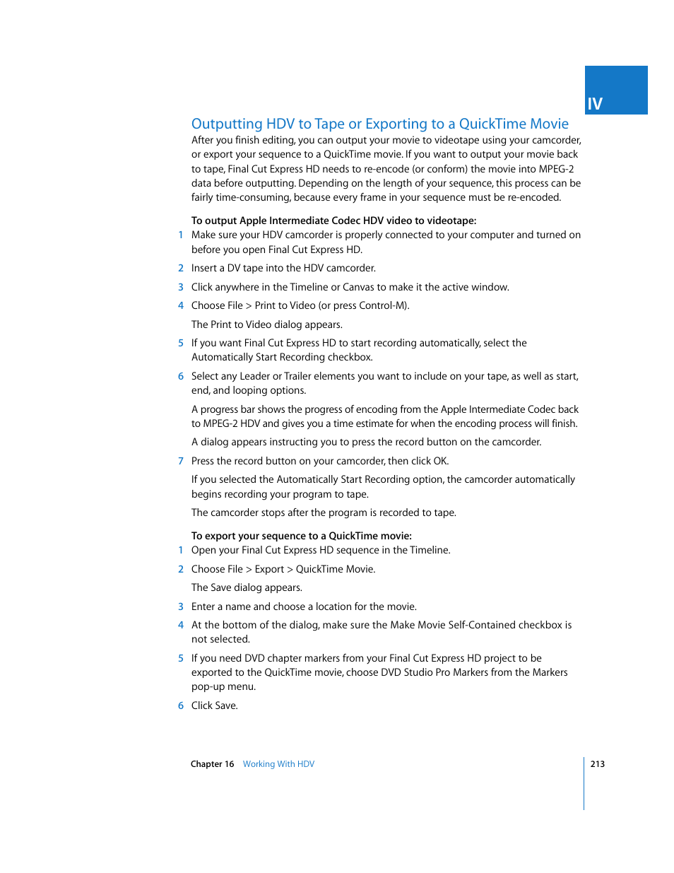 Apple Final Cut Express HD User Manual | Page 213 / 1153