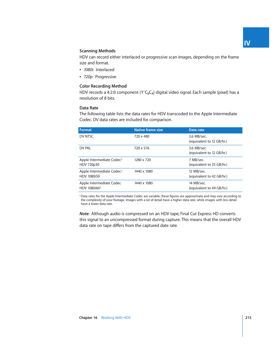 Apple Final Cut Express HD User Manual | Page 215 / 1153