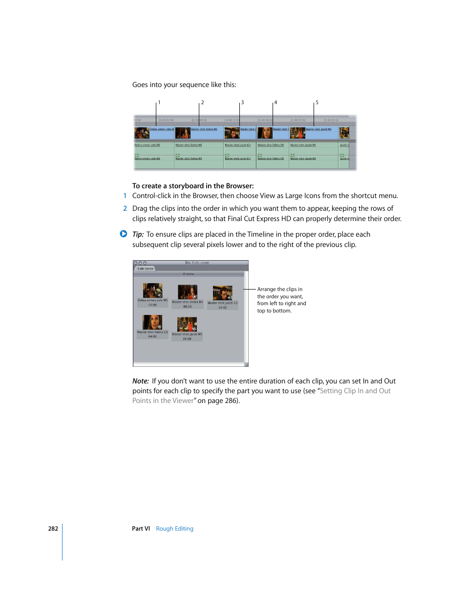 Apple Final Cut Express HD User Manual | Page 282 / 1153