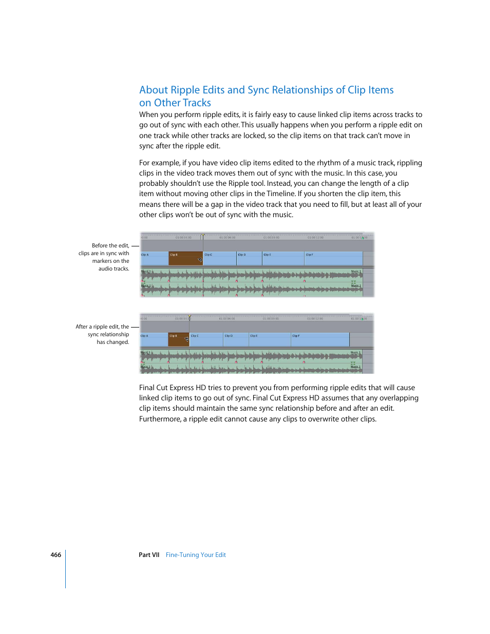 Apple Final Cut Express HD User Manual | Page 466 / 1153
