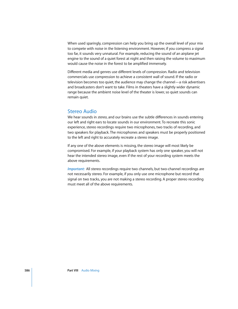 Stereo audio | Apple Final Cut Express HD User Manual | Page 586 / 1153