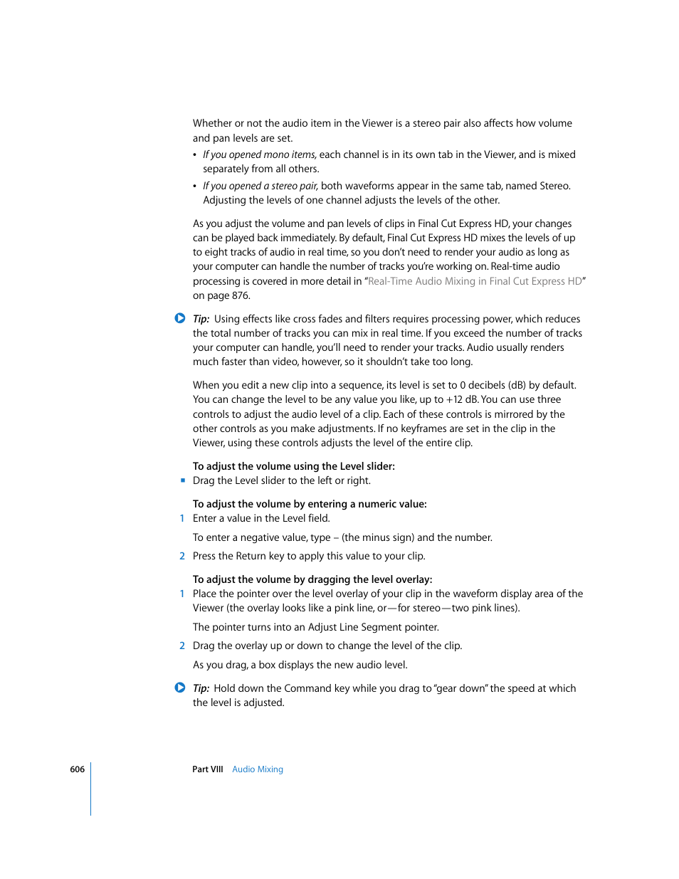 Apple Final Cut Express HD User Manual | Page 606 / 1153