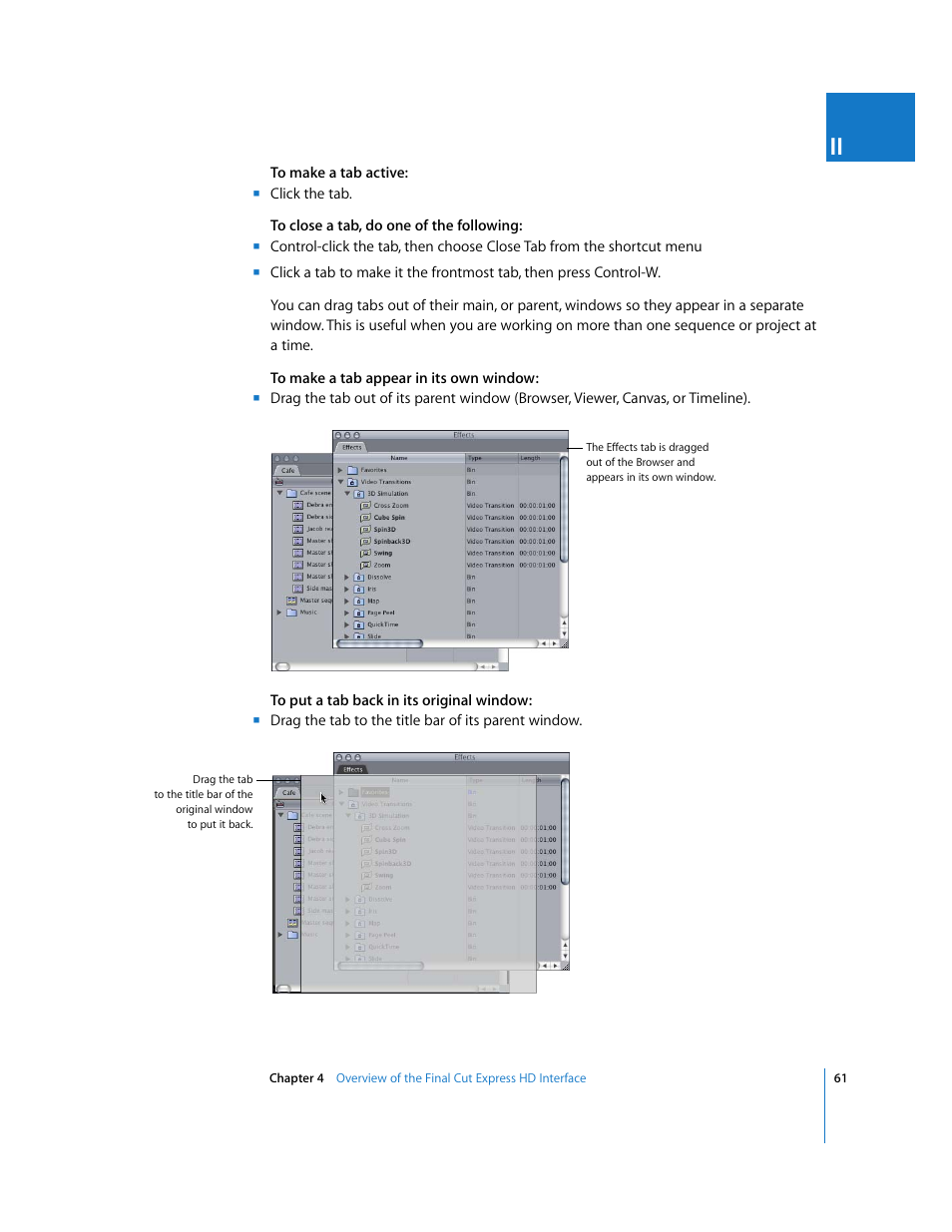 Apple Final Cut Express HD User Manual | Page 61 / 1153