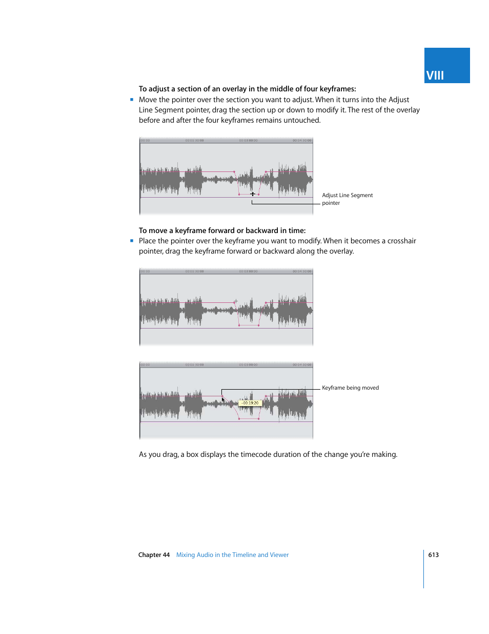 Viii | Apple Final Cut Express HD User Manual | Page 613 / 1153