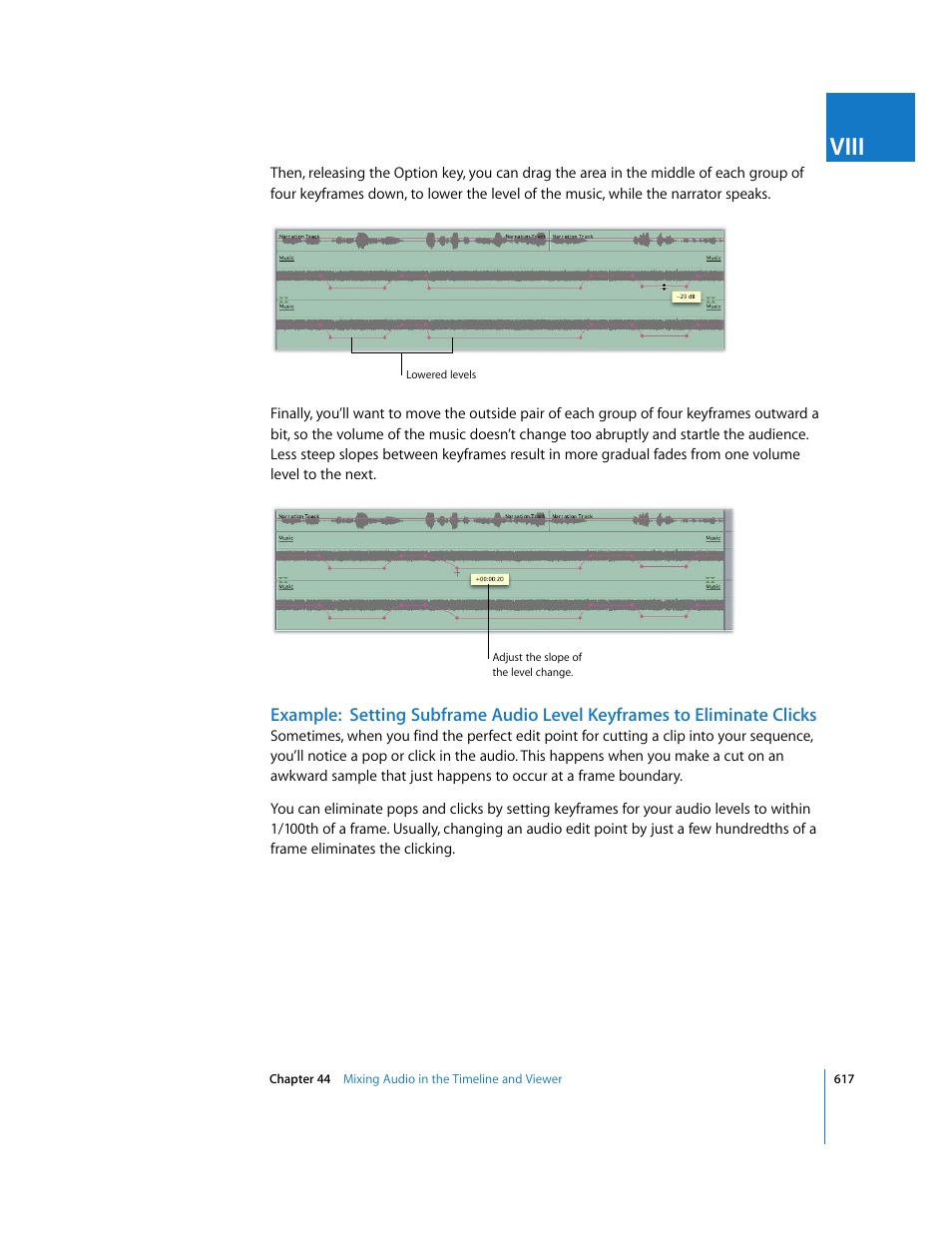 Viii | Apple Final Cut Express HD User Manual | Page 617 / 1153
