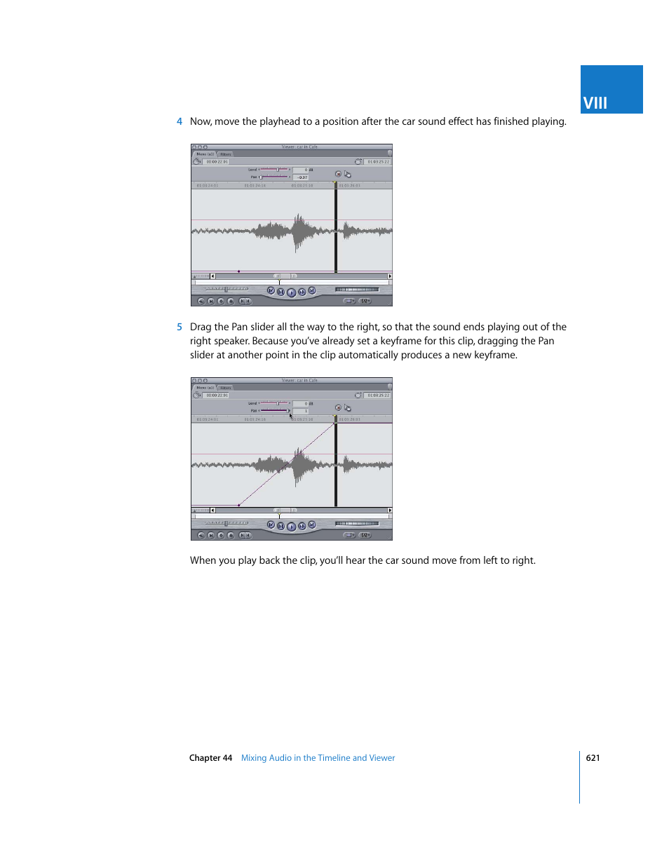Viii | Apple Final Cut Express HD User Manual | Page 621 / 1153