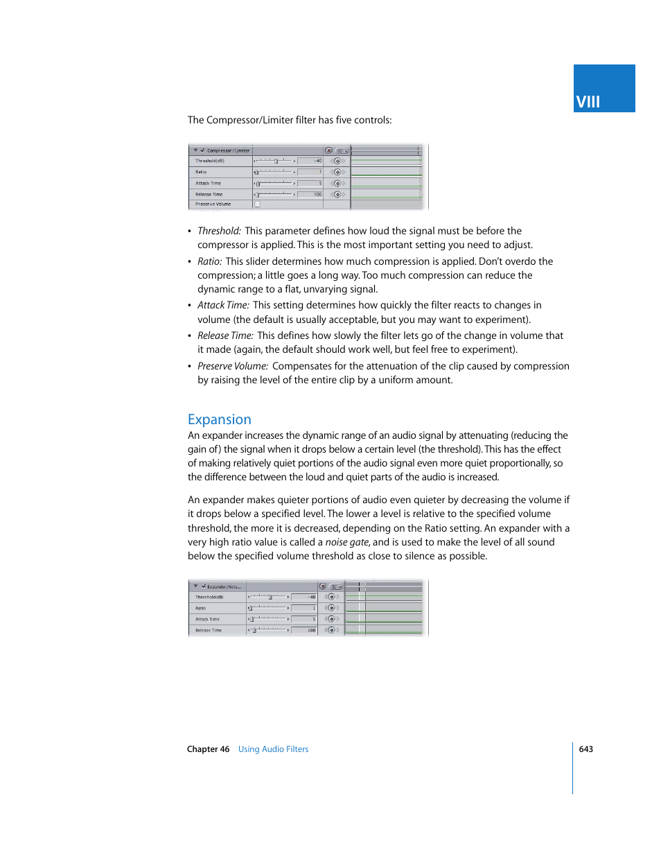 Expansion, Viii | Apple Final Cut Express HD User Manual | Page 643 / 1153