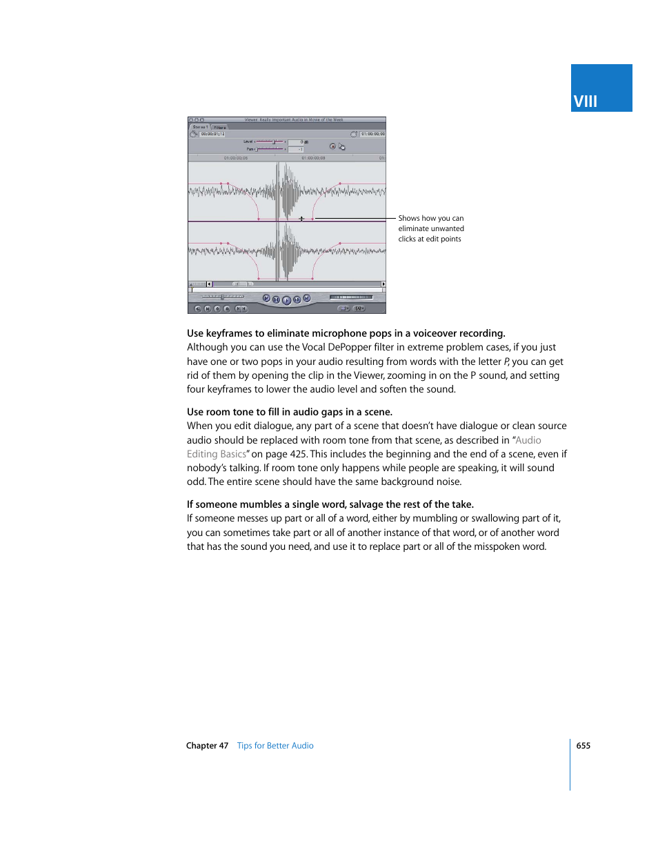 Viii | Apple Final Cut Express HD User Manual | Page 655 / 1153