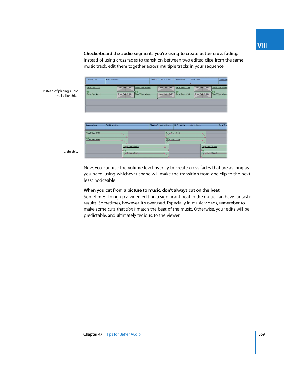Viii | Apple Final Cut Express HD User Manual | Page 659 / 1153