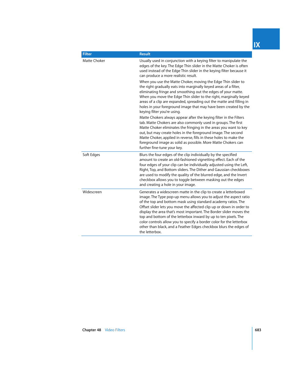 Apple Final Cut Express HD User Manual | Page 683 / 1153